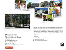 Tablet Screenshot of donnercreekmobilehomepark.com
